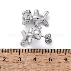 Латунь серьги EJEW-R016-24P