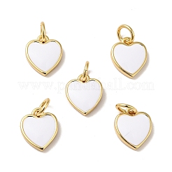 Подвески из латуни с эмалью в стойку&nbsp;KK-H431-14G