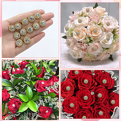 16 шт. головки штифтов из сплава со стразами&nbsp;FIND-SP0004-63G