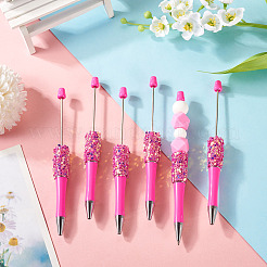 8 шариковая ручка с пайетками в виде звезд&nbsp;FIND-TA0006-15B