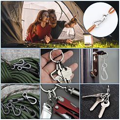 201 застежка kecychain из нержавеющей стали STAS-UN0039-76P