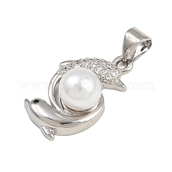 Латунные микро проложить кубического циркония подвески KK-A269-13P