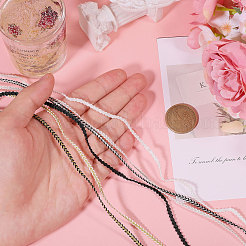 6 ярд двухцветной полиэстеровой плетеной кружевной отделки&nbsp;OCOR-GL0001-18