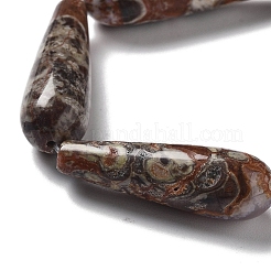 Нити бусины из натурального камня яшма G-P528-H13-01