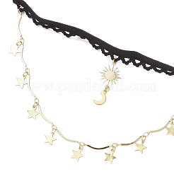 Латунные цепи для ножек AJEW-AN00637-01