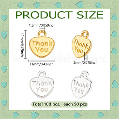 100 шт. 2 цвета подвески из сплава в тибетском стиле&nbsp;FIND-LP0001-64