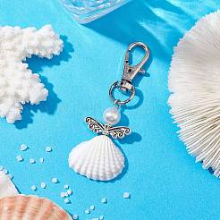 Ангел спиральная ракушка кулон украшение&nbsp;HJEW-JM01964