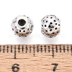 Текстурированные тибетские бусины из сплава&nbsp;PALLOY-T093-31AS