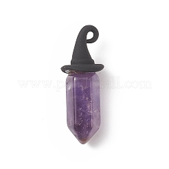 3 шт. натуральные смешанные драгоценные камни двойные остроконечные подвески&nbsp;PALLOY-JF01989