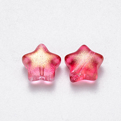 Окрашенные бусины из стекла GLAA-R211-04-D04