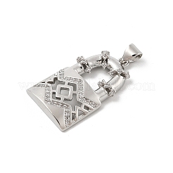 Латунные микро проложить кубического циркония подвески KK-U047-13P