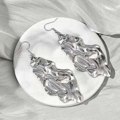 Серьги-подвески из нержавеющей стали 304&nbsp;EJEW-F402-01P