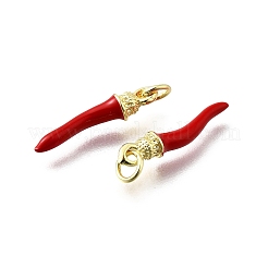 Латунь эмаль подвески&nbsp;KK-Q066-22G