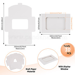 Пустые бумажные конверты коробка&nbsp;AJEW-TAC0044-04A