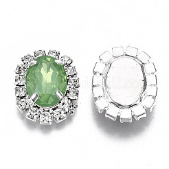 Кабошоны из смолы со стразами RB-S066-22S