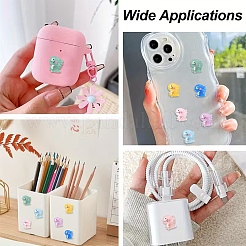 80шт полупрозрачные кабошоны из смолы&nbsp;RESI-YW0005-77