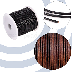 1 рулон шнура из воловьей кожи для украшений WL-CL0001-03B-01