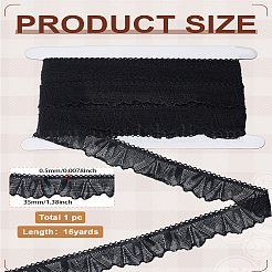 15 ярд полиэстеровых кружевных лент OCOR-LP0001-14B