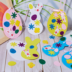 Подвеска из пенопласта на пасхальную тематику HJEW-WH0043-60