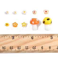 156шт 10 стиля стеклянные бусины миллефиори ручной работы LAMP-FS0001-32