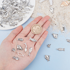 Подвески из цинкового сплава в тибетском стиле&nbsp;TIBEP-SC0001-93