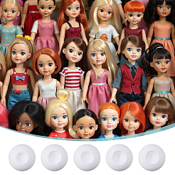 20 пара 5 стилей натуральный селенитовый глаз для кукол&nbsp;DIY-FH0009-64