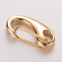 Фурнитура для застежки брелока из нержавеющей стали 304&nbsp;LS-STAS-I045-01B