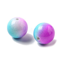 Краска для запекания непрозрачные акриловые бусины OACR-H049-02B