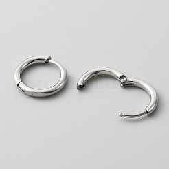 Серьги-кольца Huggie Hoop из нержавеющей стали с 316 нержавеющей сталью и булавками для женщин EJEW-TAC0018-08A