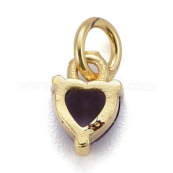 Латунные микро проложить кубического циркония подвески&nbsp;KK-P192-08-G03