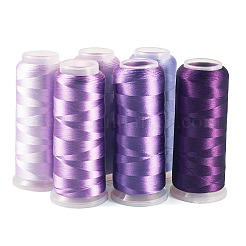 6 рулон ниток для вышивки из полиэстера 6 цветов&nbsp;OCOR-TA0003-14B
