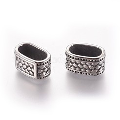 Шармы-слайдеры из нержавеющей стали 304/бусины-слайдеры STAS-P237-28AS