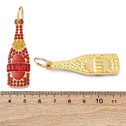 Серьги-кольца из цинкового сплава с эмалью&nbsp;EJEW-Z088-01G