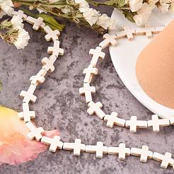 Синтетических нитей бирюзовые бусы&nbsp;TURQ-G112-12x16mm-06