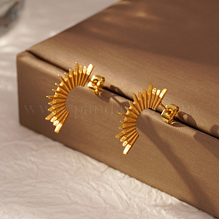 Геометрические серьги-гвоздики из нержавеющей стали 304&nbsp;WF7781