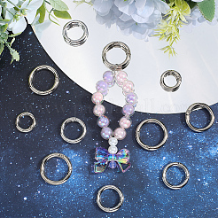 24шт 4 стиля пружинные кольца из цинкового сплава FIND-GF0007-02