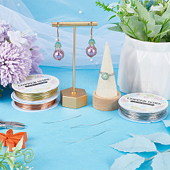 3 рулон 3 цвета медной ювелирной проволоки&nbsp;CWIR-SC0001-02B