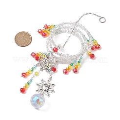 Украшение подвески из стеклянных бусин&nbsp;HJEW-TA00233