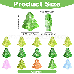 40 шт. окрашенные и нагретые стеклянные бусины GLAA-FS0001-88B