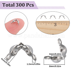 300 шт. наконечники из нержавеющей стали 304 STAS-SC0007-08
