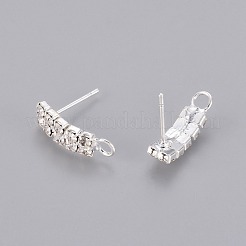 Латунные серьги&nbsp;X-RB-H297-13-S