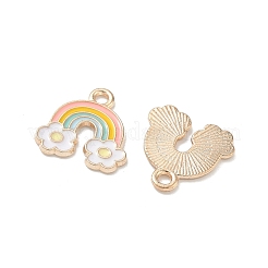 Пасхальные эмалевые подвески из сплава&nbsp;ENAM-I055-01KCG-02