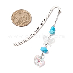 Закладки-крючки из сплава в тибетском стиле AJEW-JK00342