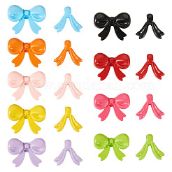 14 набор из 7-х цветов непрозрачных акриловых бусин для выпечки&nbsp;OACR-TA0003-99