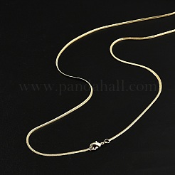 2 мм стойка покрытие латунные цепочки елочка ожерелья для женщин мужчин&nbsp;MAK-L044-20G