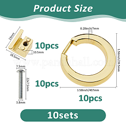 10 пакетик ручки для ящиков из цинкового сплава AJEW-FH0006-28