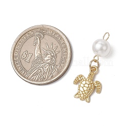 Подвески из искусственного жемчуга из сплава и нержавеющей стали 304 из АБС-пластика PALLOY-JF03878