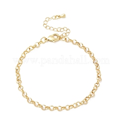 Браслет-цепочка из латуни для женщин&nbsp;BJEW-A065-08G