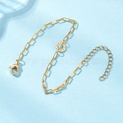 Латунное кольцо со словом «любовь» браслеты&nbsp;BJEW-JB12816