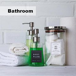 4 пакет 4 вида ПВХ самоклеящиеся наклейки для сортировки и хранения в ванной STIC-CP0001-03